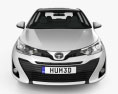 Toyota Vios 2021 3d model front view