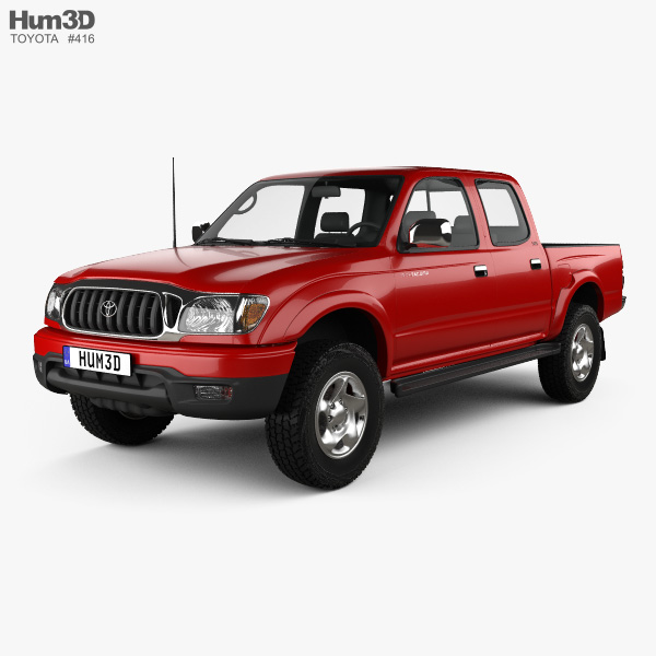 Toyota Tacoma Double Cab Limited 2004 3D 모델 