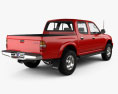 Toyota Tacoma Double Cab Limited 2004 3d model back view