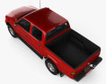 Toyota Tacoma Double Cab Limited 2004 3d model top view