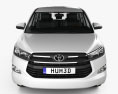 Toyota Innova con interior 2016 Modelo 3D vista frontal