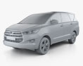 Toyota Innova con interior 2016 Modelo 3D clay render