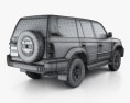 Toyota Land Cruiser Prado 5 portes 1999 Modèle 3d