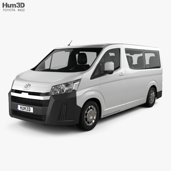 Toyota Hiace Passenger Van L1H1 Deluxe 2022 3D model