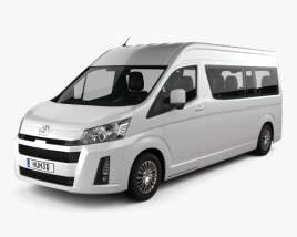 Toyota Hiace Passenger Van L2H2 GL 2022 3D model
