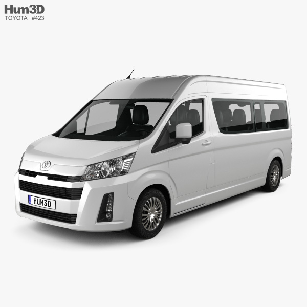 Toyota Hiace Passenger Van L2H2 GL 2022 3D model