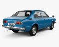 Toyota Corolla 4-door sedan 1974 3d model back view