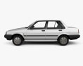 Toyota Corolla sedan 1983 3d model side view