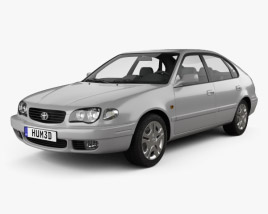 Toyota Corolla 5-door 1999 3D model