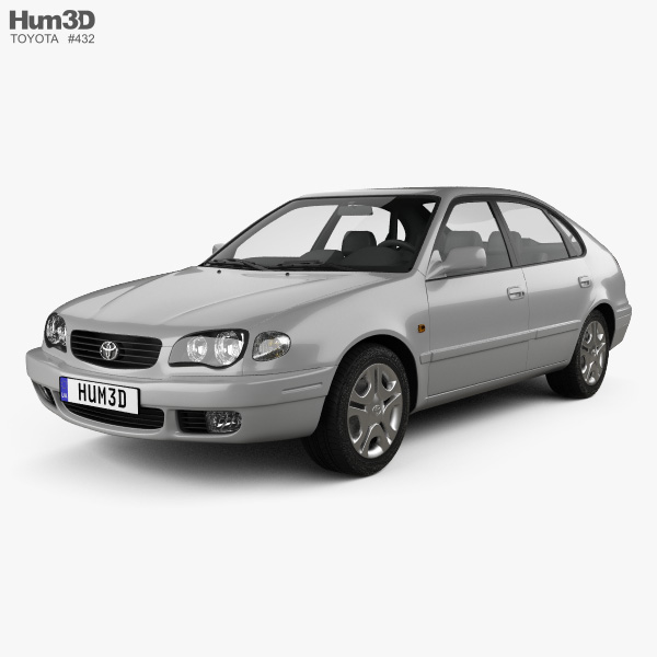 Toyota Corolla 5-door 1999 3D model