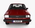 Toyota Starlet 1982 3d model front view