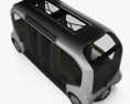 Toyota e-Palette 2020 3D-Modell Draufsicht
