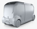 Toyota e-Palette 2020 3D-Modell clay render