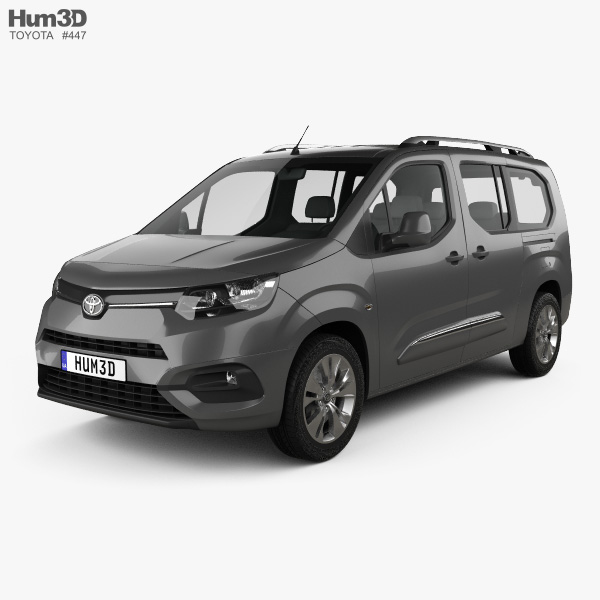 Toyota ProAce City Verso L2 2022 3D model