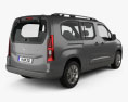Toyota ProAce City Verso L2 2022 3D 모델  back view