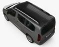 Toyota ProAce City Verso L2 2022 3D-Modell Draufsicht