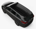 Toyota Highlander LEplus 2019 3D-Modell Draufsicht