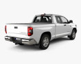 Toyota Tundra Double Cab SR5 2017 3d model back view