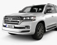 Toyota Land Cruiser Excalibur with HQ interior and engine 2020 3d model