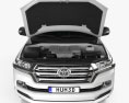 Toyota Land Cruiser Excalibur 带内饰 和发动机 2017 3D模型 正面图