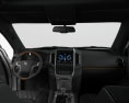 Toyota Land Cruiser Excalibur con interior y motor 2017 Modelo 3D dashboard
