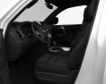 Toyota Land Cruiser Excalibur com interior e motor 2017 Modelo 3d assentos