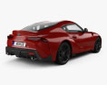 Toyota Supra US-spec with HQ interior 2022 3d model back view