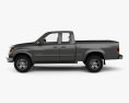 Toyota Tundra Access Cab SR5 with HQ interior 2003 3d model side view