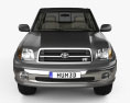 Toyota Tundra Access Cab SR5 con interior 1999 Modelo 3D vista frontal