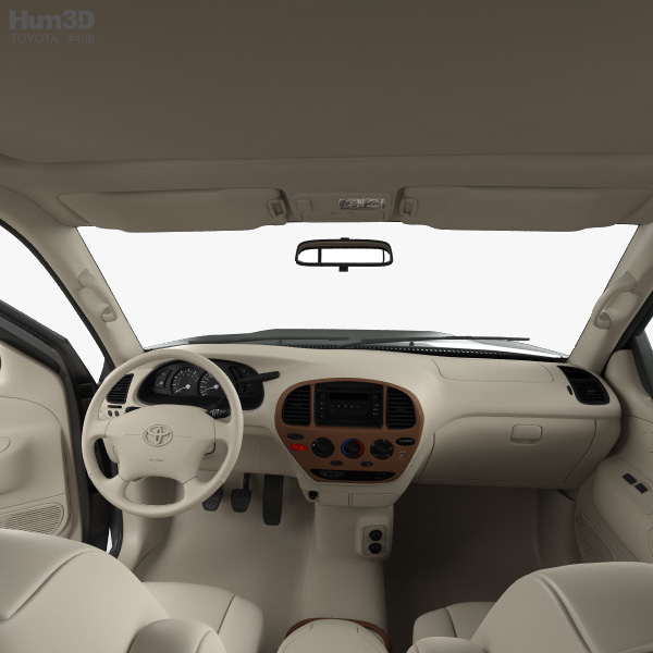 Toyota Tundra Access Cab Sr5 With Hq Interior 1999 3d Model Vehicles On Hum3d