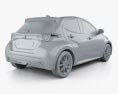 Toyota Yaris hybrid with HQ interior 2022 3d model