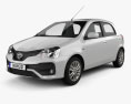 Toyota Etios hatchback 2022 3d model