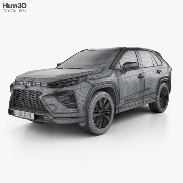 Toyota Wildlander 2022 3D model - Vehicles on Hum3D