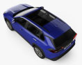 Toyota Wildlander 2022 3D模型 顶视图