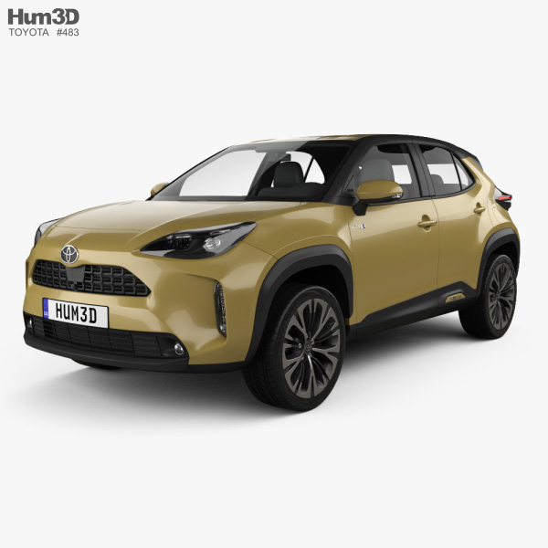 Toyota Yaris Cross hybrid 2022 3D model
