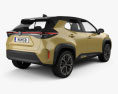 Toyota Yaris Cross hybrid 2022 3d model back view