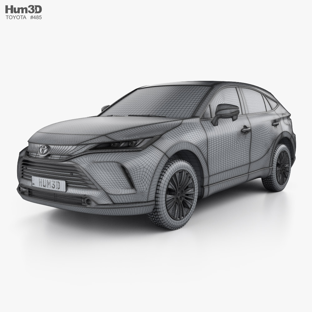 Toyota Harrier 2022 3D model - Vehicles on Hum3D