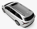 Toyota Sienna Limited 2022 3D-Modell Draufsicht