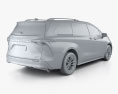 Toyota Sienna Limited 2022 Modello 3D