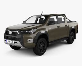 Toyota Hilux Double Cab Invincible 2022 3D model