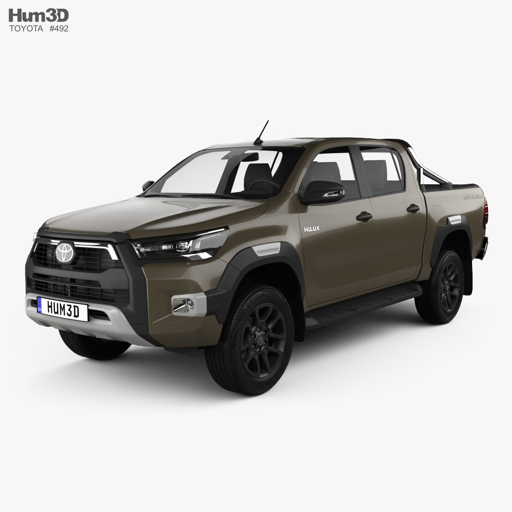 Toyota Hilux Cabine Dupla Invincible 2020 Modelo 3d