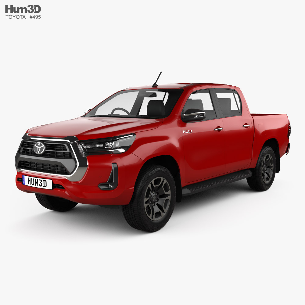 Toyota Hilux 双人驾驶室 2020 3D模型