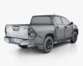 Toyota Hilux 더블캡 2022 3D 모델 