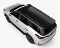 Toyota Fortuner Legender 2022 3d model top view