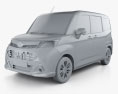 Toyota Tank 2020 3D 모델  clay render