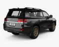 Toyota Land Cruiser US-spec Heritage Edition 2022 3d model back view