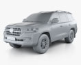 Toyota Land Cruiser US-spec Heritage Edition 2022 3d model clay render