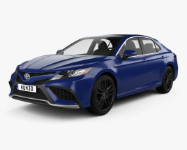 Toyota Camry XSE hybrid 2022 3D model