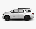 Toyota Sequoia TRD Pro 2021 3d model side view