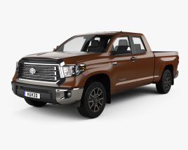 Toyota Tundra Cabina Doble Standard bed Limited 2022 Modelo 3D